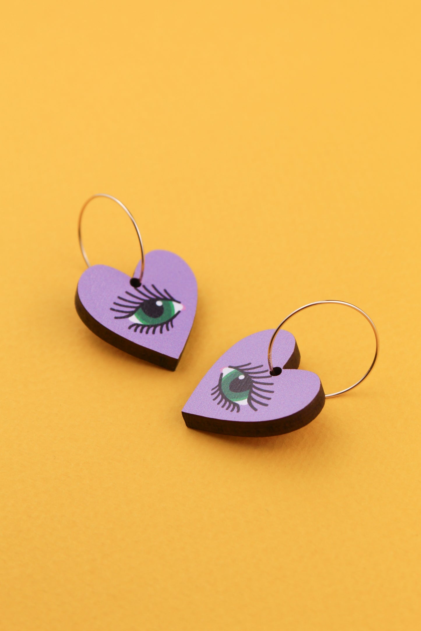 Lilac Lovers Eye Earrings