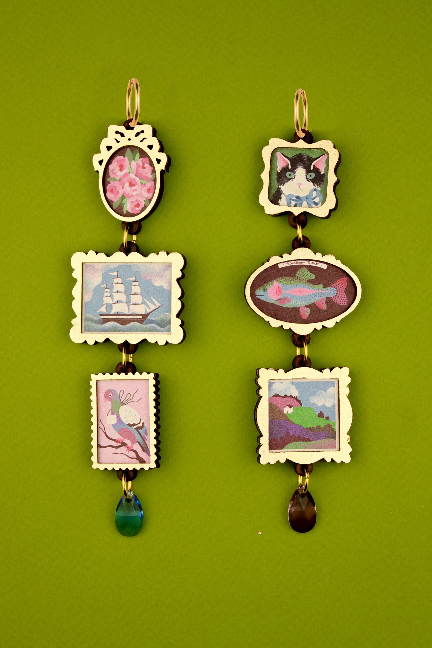 Antique Hunter Earrings