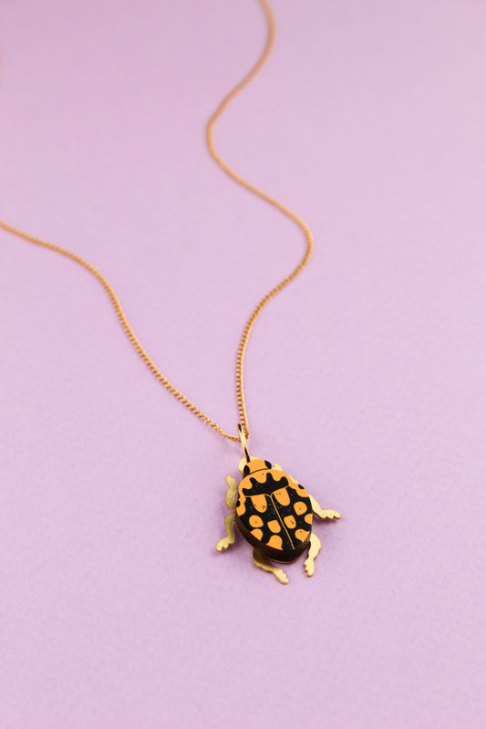 Yellow Ladybird Pendant