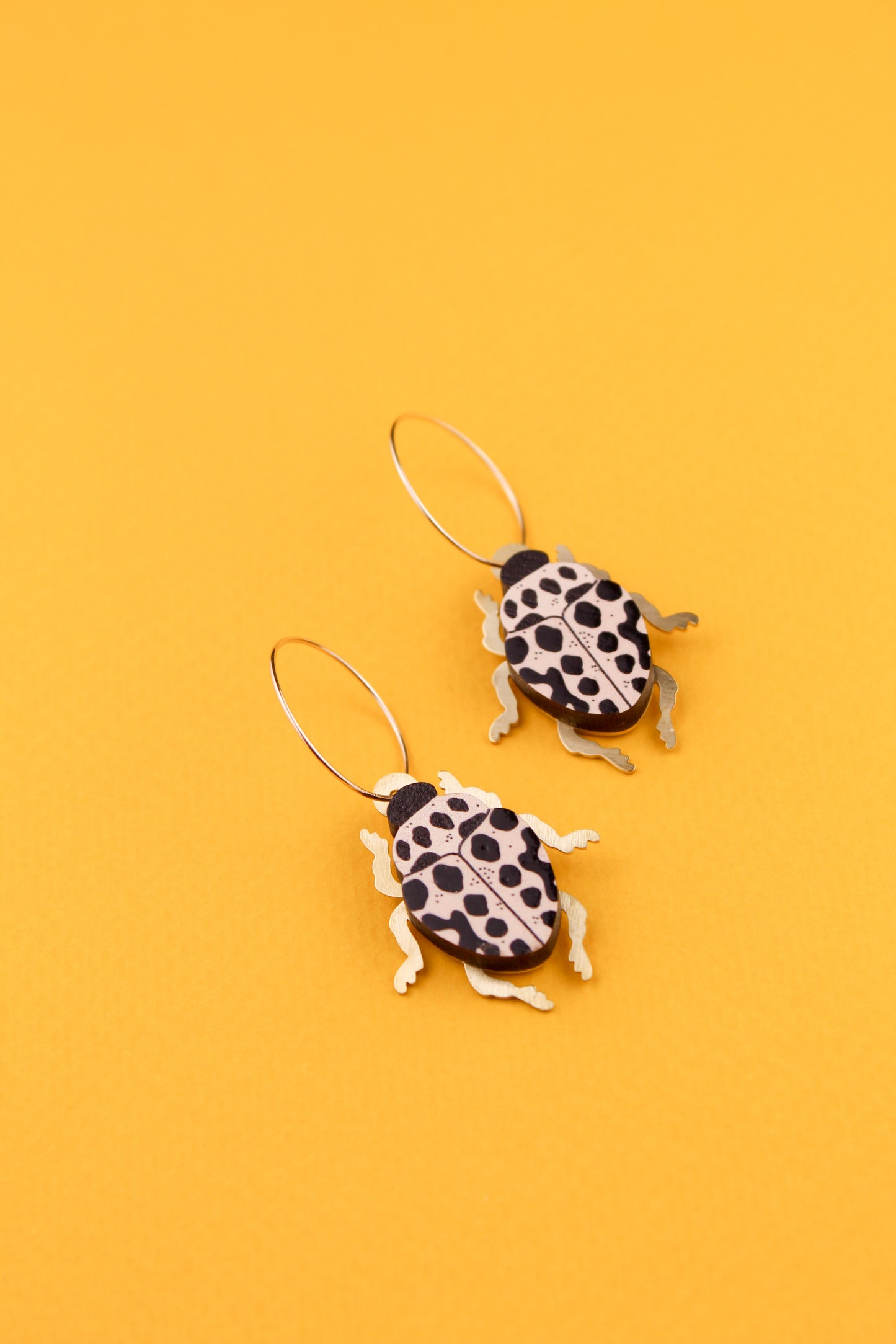 Ivory Ladybird Earrings
