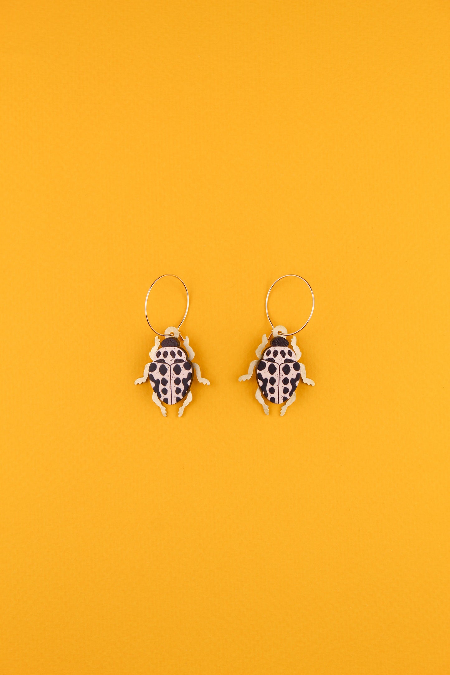 Ivory Ladybird Earrings