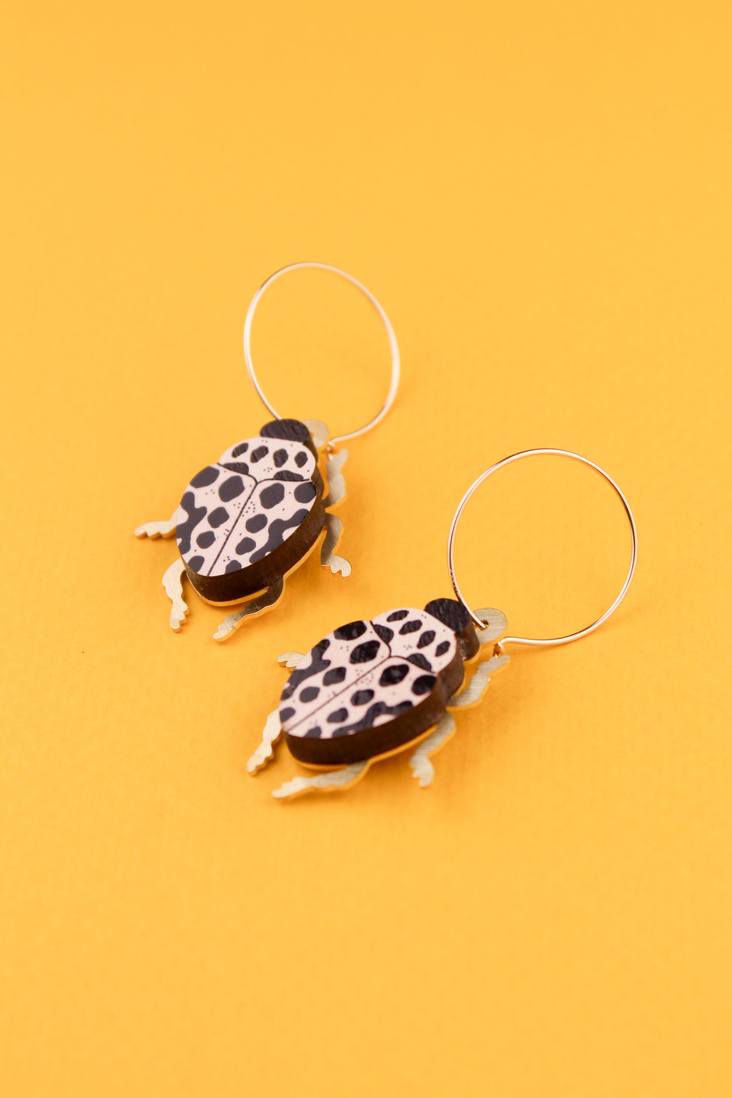 Ivory Ladybird Earrings