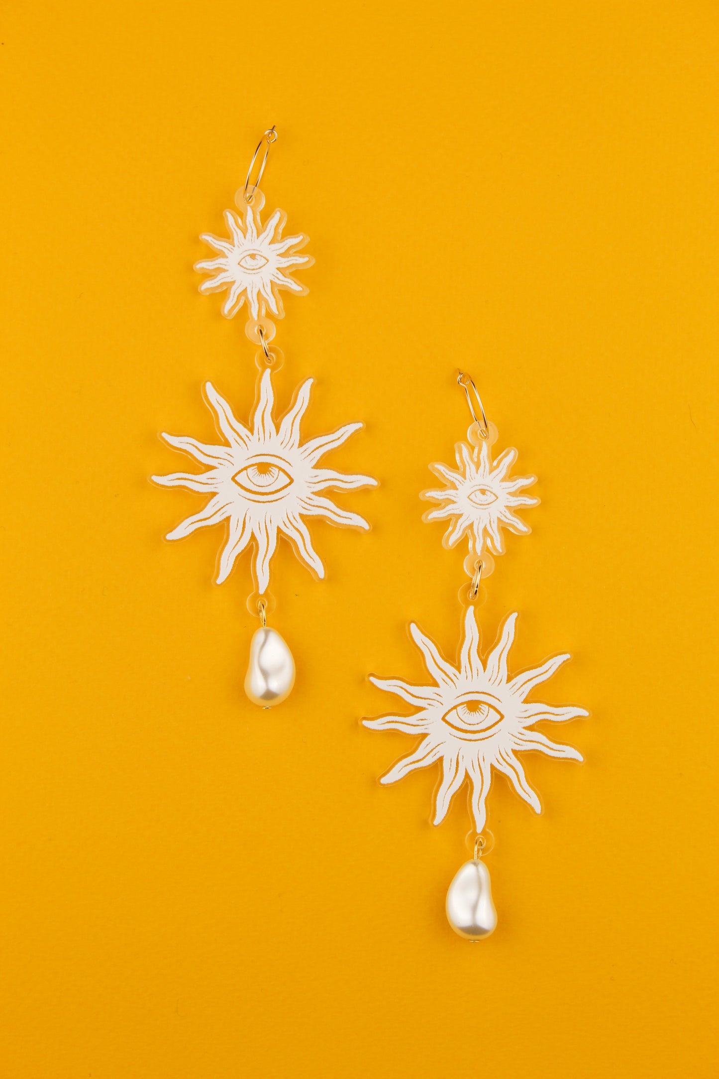 Boucles d'oreilles aux yeux étoilés