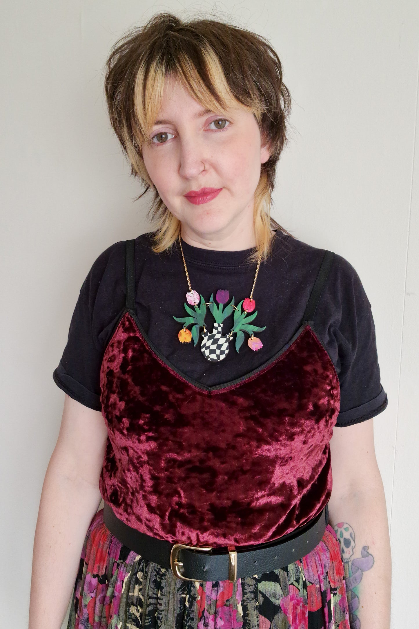Collier Vase Tulipe