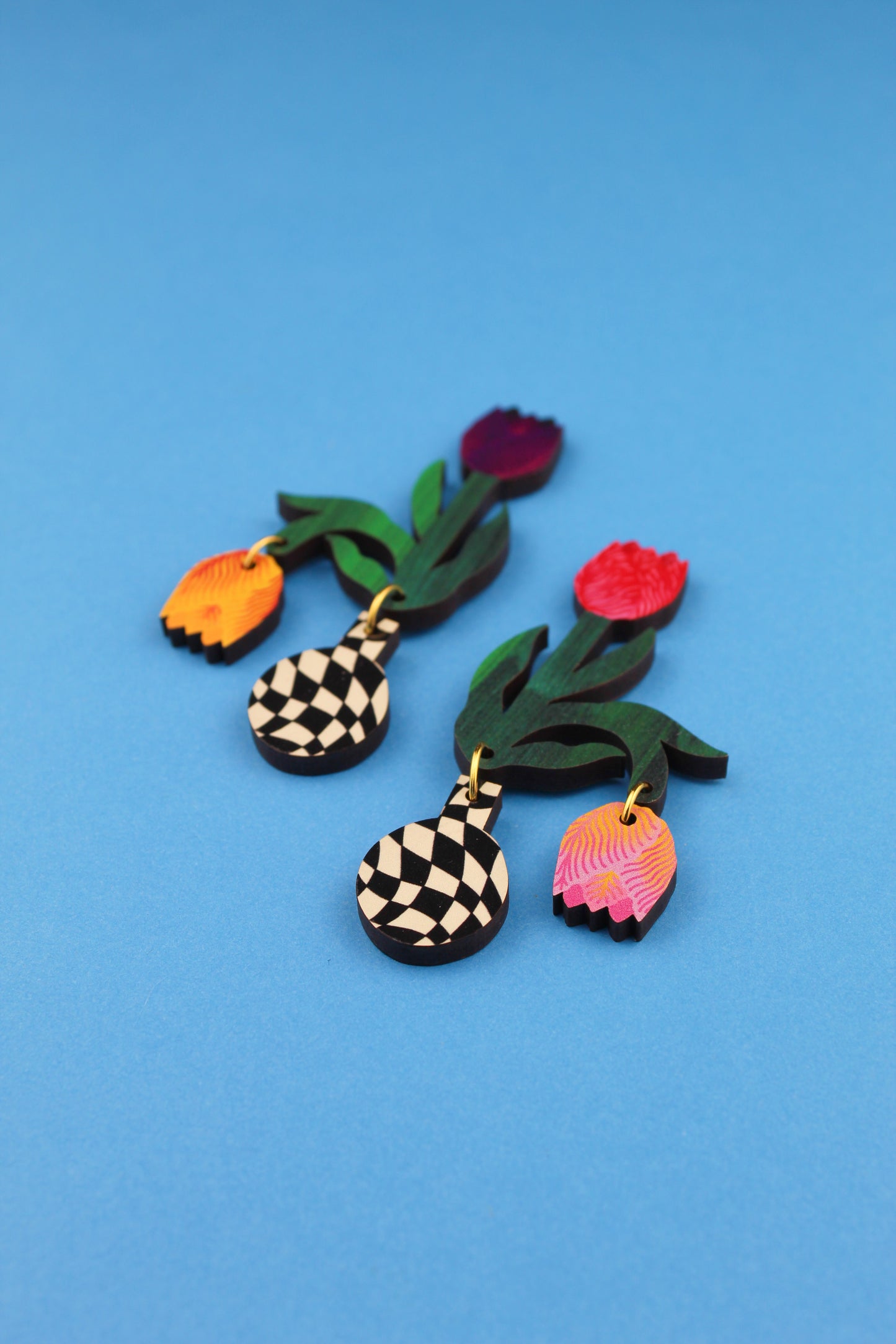 Tulip Vase Earrings