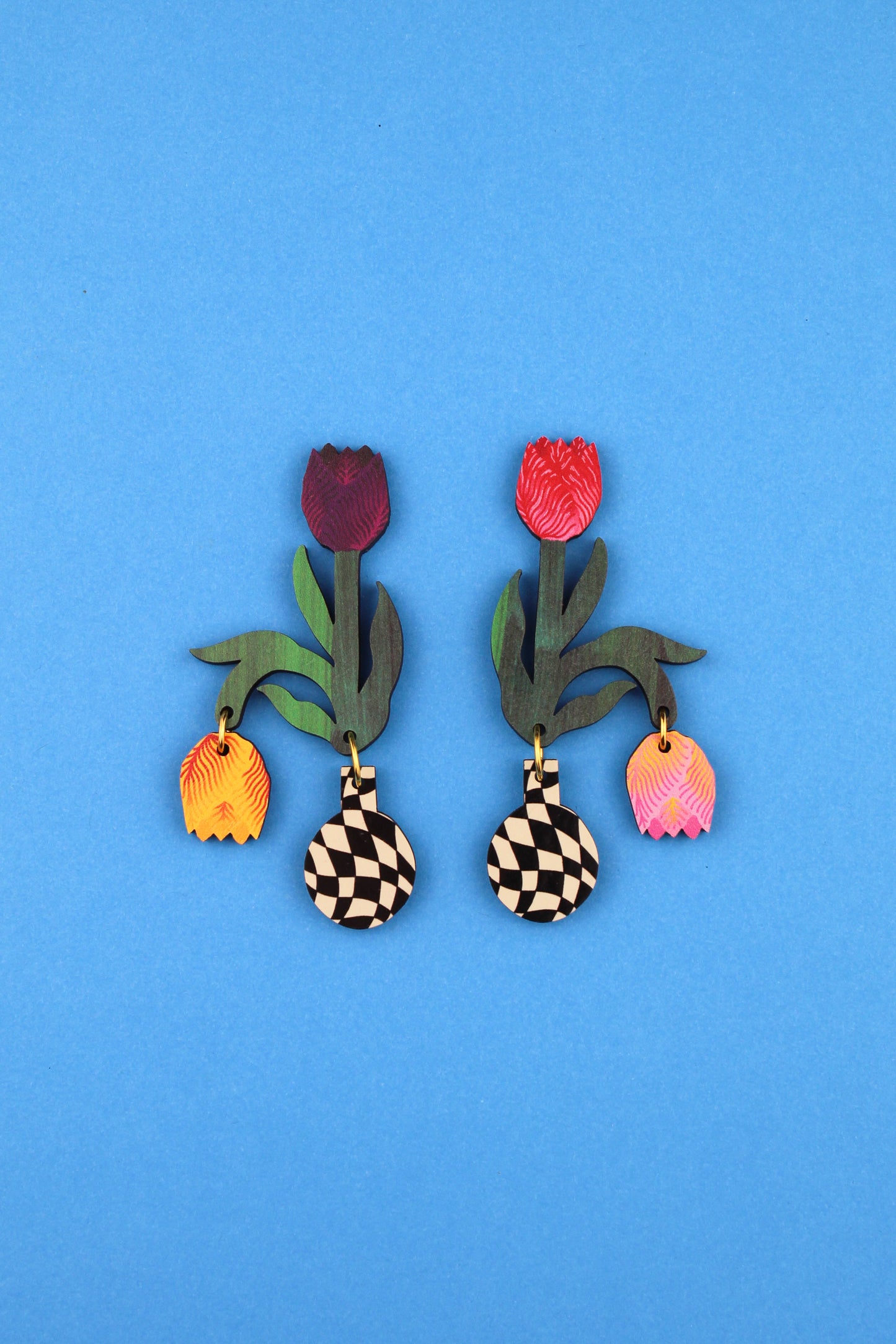 Tulip Vase Earrings