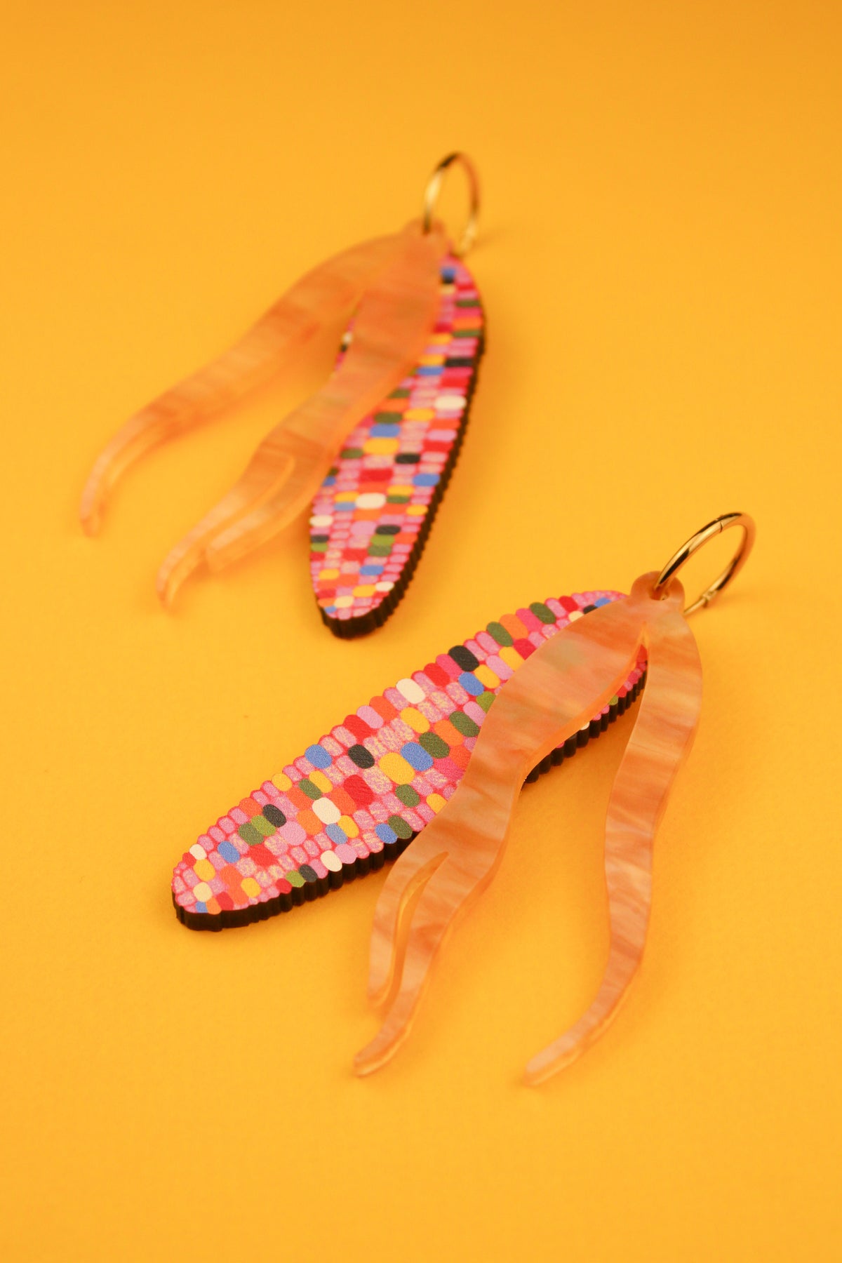 A-maize-ing Corn Earrings