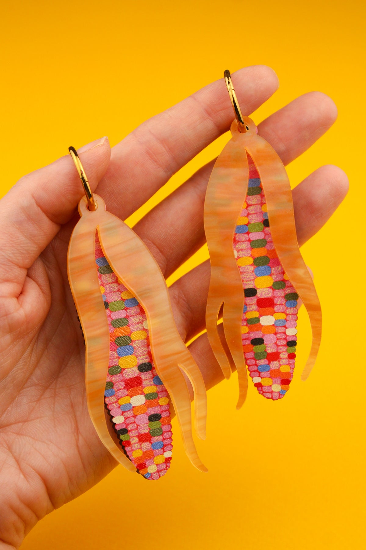 A-maize-ing Corn Earrings
