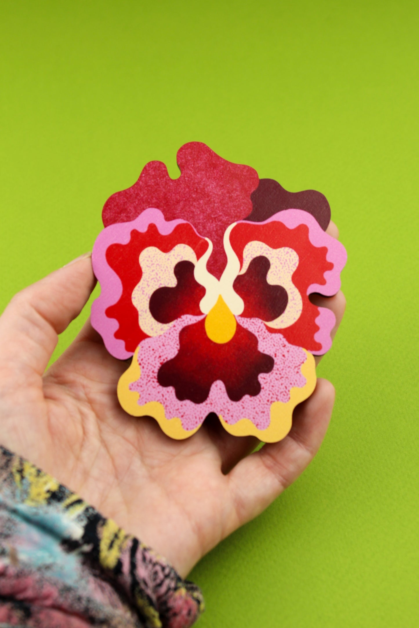 Broche Pensée Géante