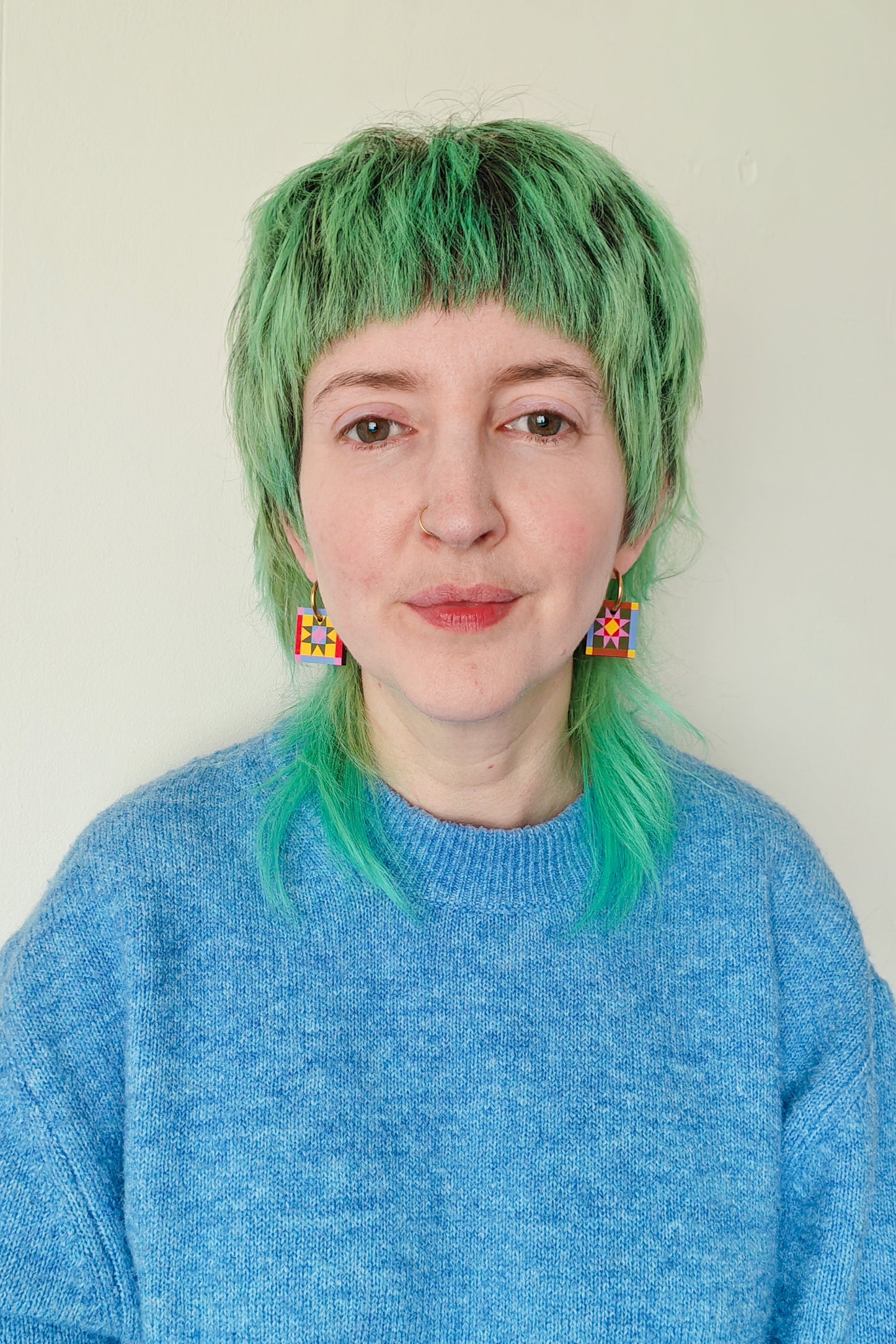 Sawtooth Star Earrings