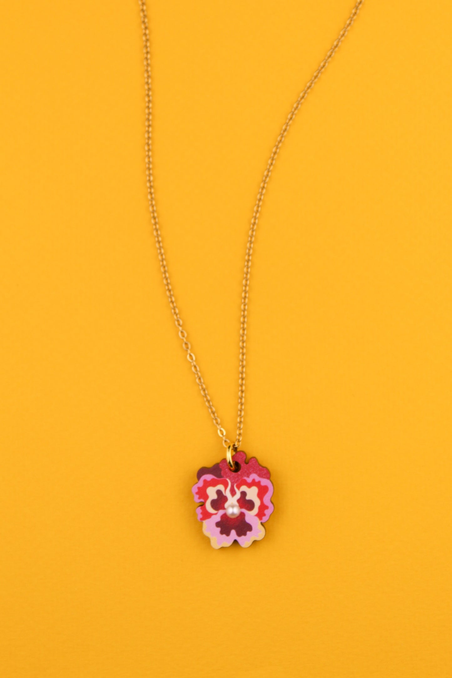 Pendentif Pensée Rouge