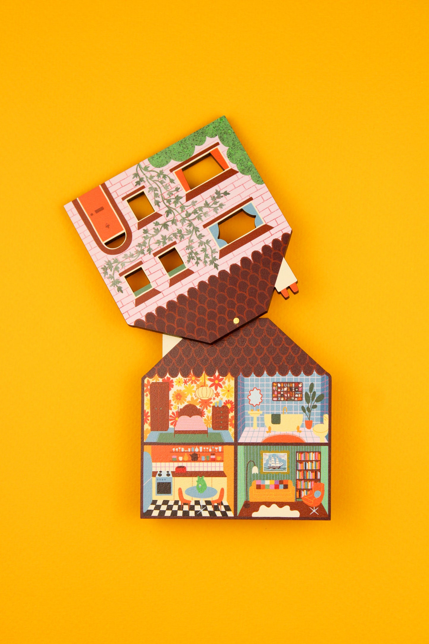 Homebody Brooch