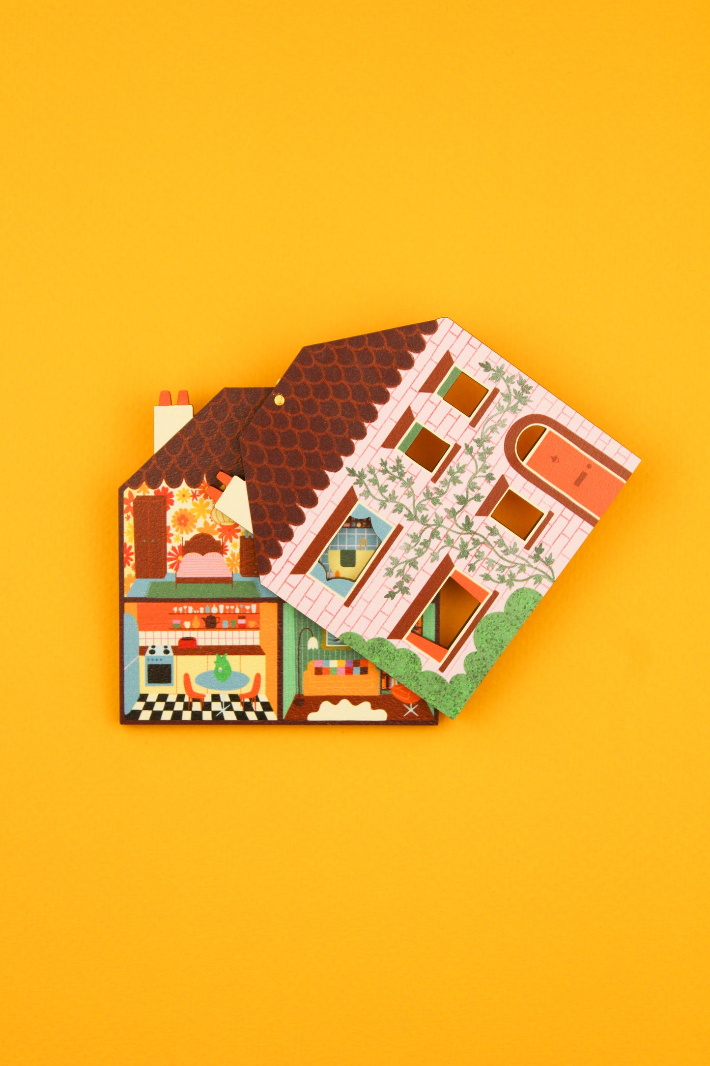 Homebody Brooch