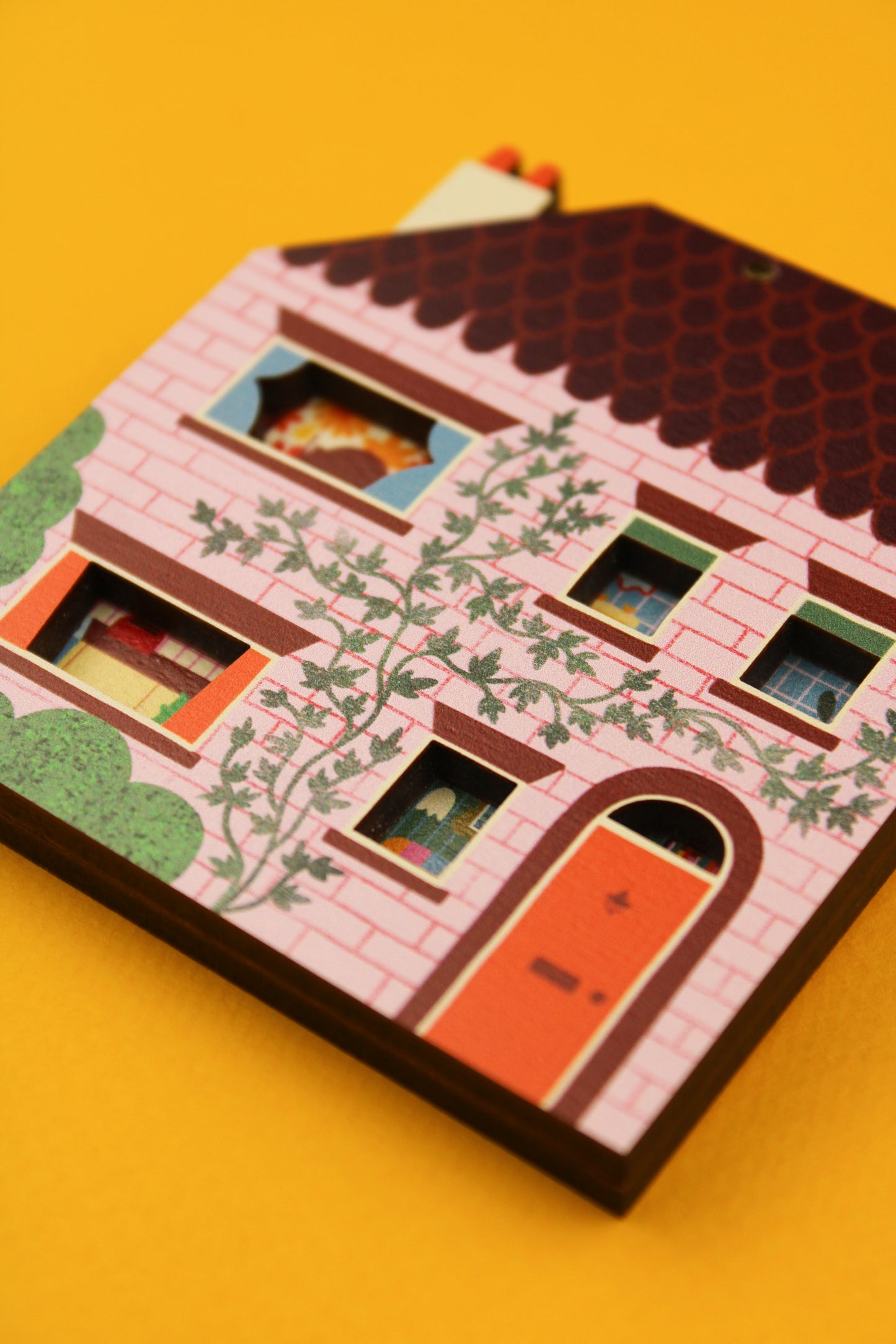 Homebody Brooch