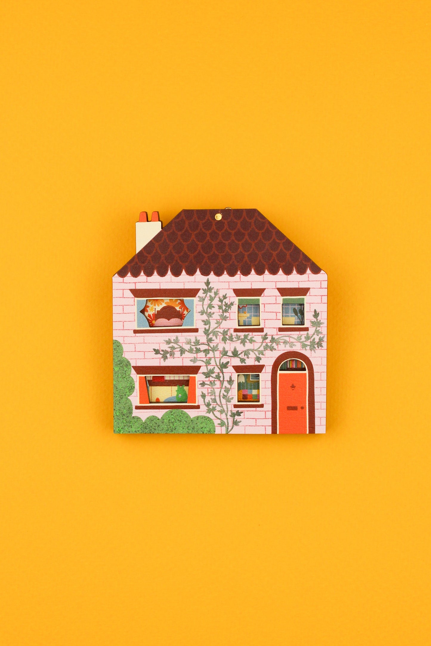 Homebody Brooch