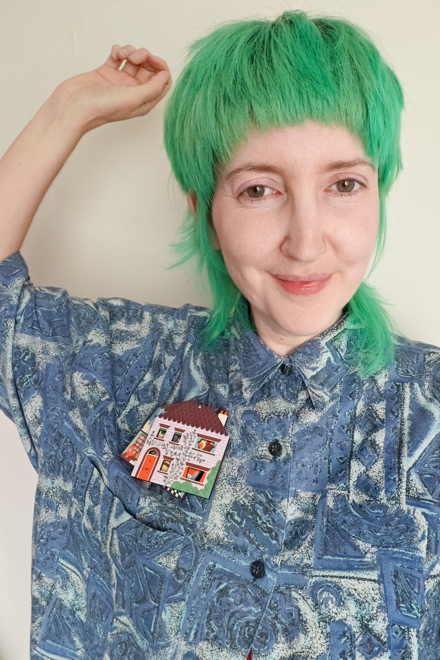 Homebody Brooch