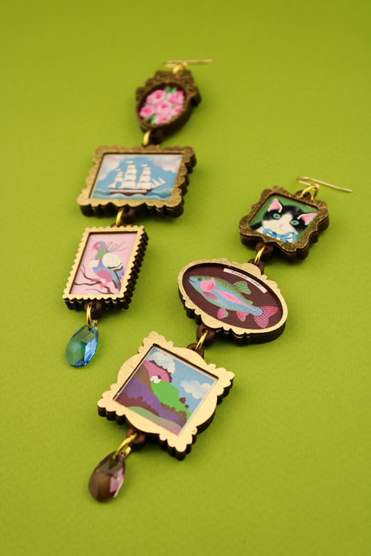 Antique Hunter Earrings