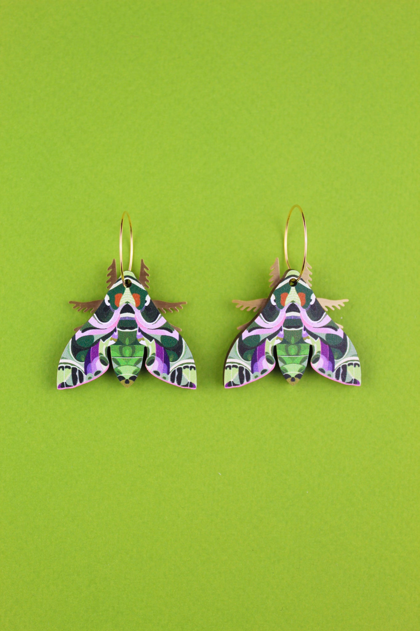 Boucles d'oreilles Sphinx du laurier-rose