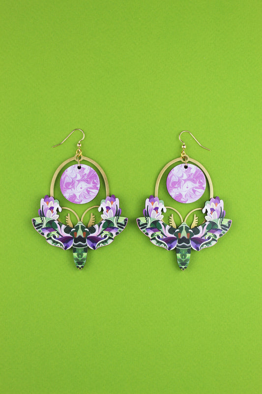 Crocus Hawk Arch Earrings