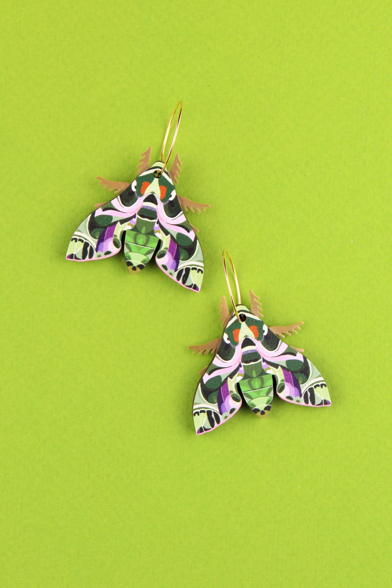 Boucles d'oreilles Sphinx du laurier-rose