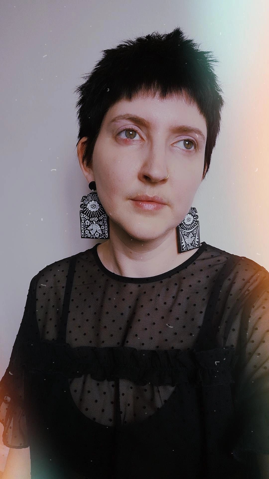 Gravestone Earrings