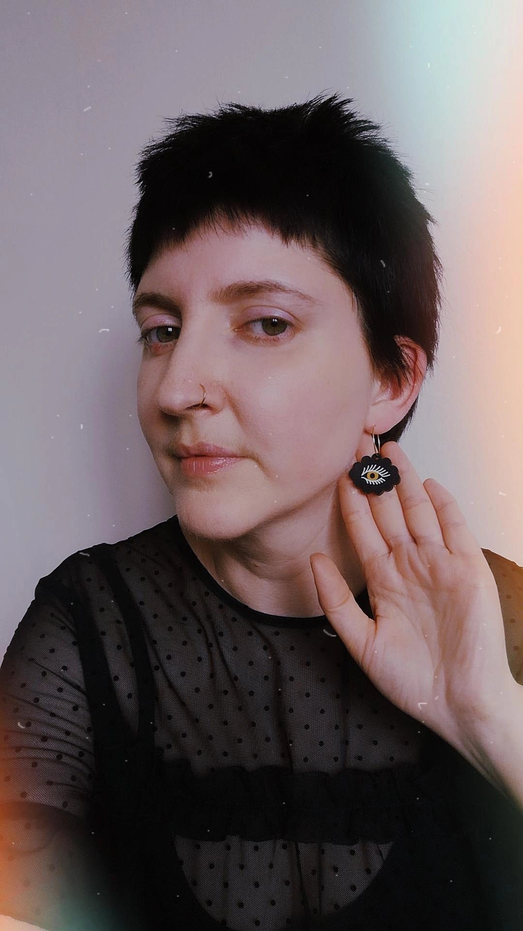 Eye of Providence Cloud Earrings