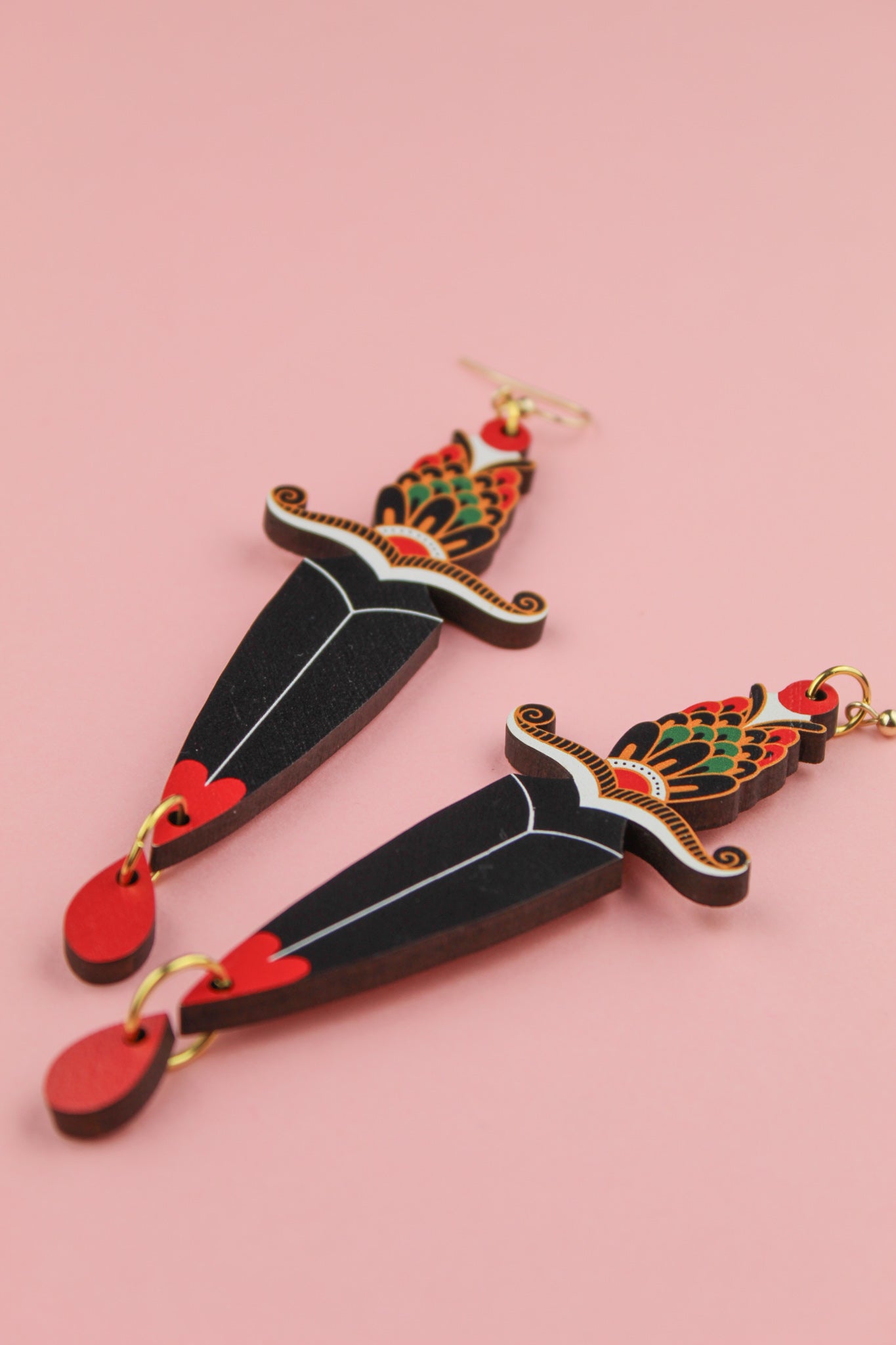 Boucles d'oreilles poignard