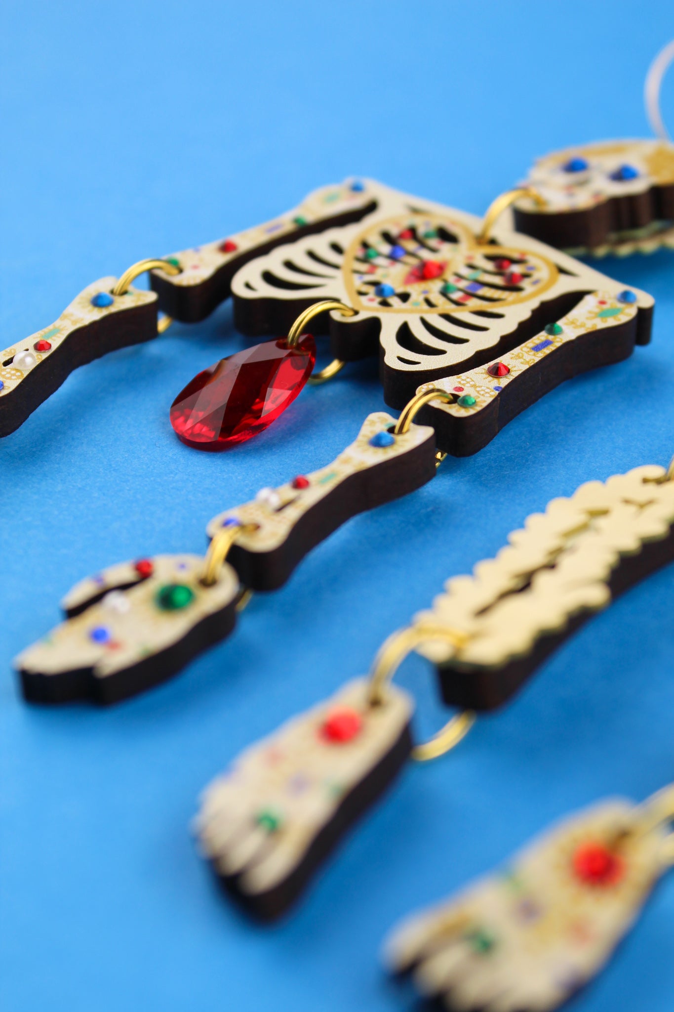 Bejewelled Bodies Skeleton Earrings