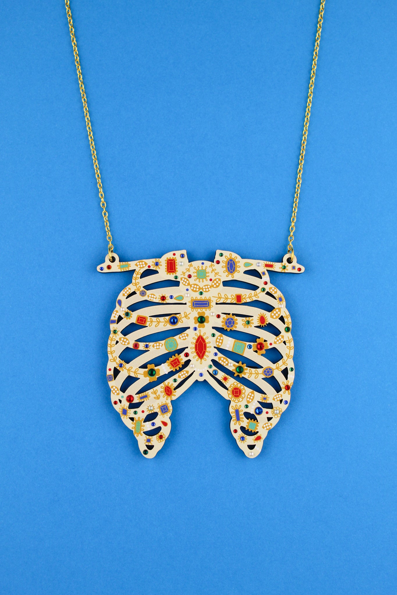 Collier relique de côtes